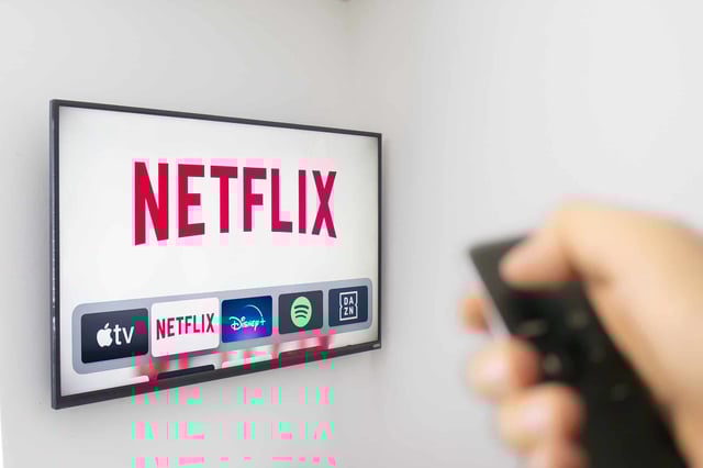 Netflix on a TV