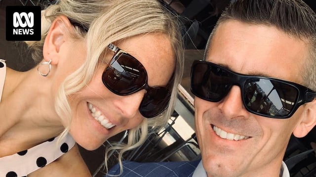 A woman and man with sunglasses.