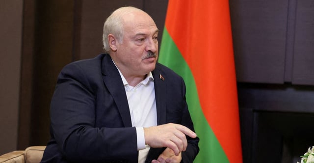 Belarusian President Alexander Lukashenko attends a meeting with Russian President Vladimir Putin in Sochi, Russia September 15, 2023. Sputnik/Mikhail Metzel/Pool via REUTERS/File Photo