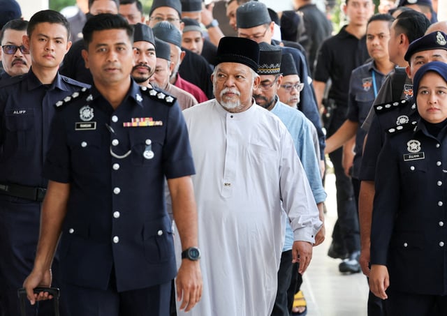 CEO of Global Ikhwan Services and Business Holdings (GISB) Nasiruddin Mohd Ali arrives at Selayang court to face charges at the court, in Selayang, Malaysia October 23, 2024. REUTERS/Hasnoor Hussain