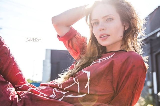 Daveigh Chase in a February 2017 photo shoot for a Los Angeles-based vintage store. Photo: @daveighc/Instagram