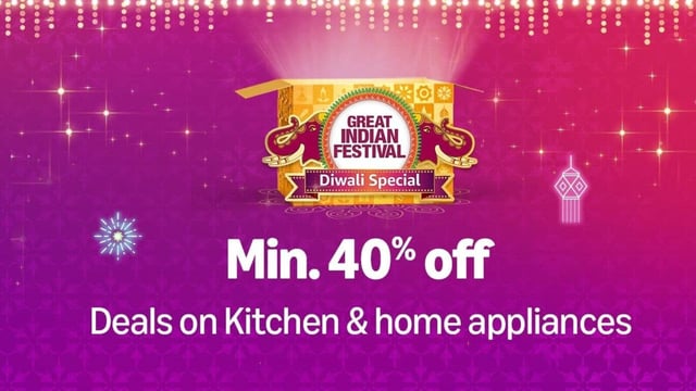Amazon Diwali Sale brings you dhamaka offers on kitchen appliances to light up your cooking game with amazing discounts!
