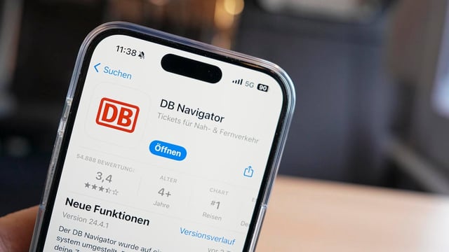 Probleme bei der Deutschen Bahn am Montag. Die App ist von einer Störung betroffen!