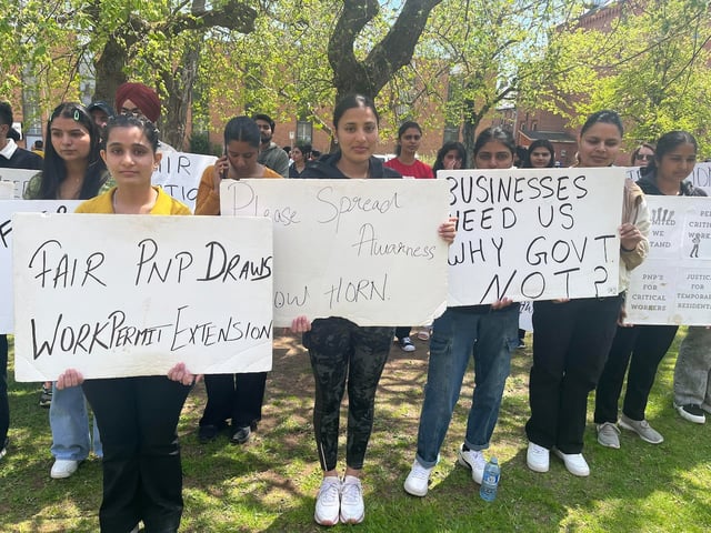 Foreign worker protest May 23 