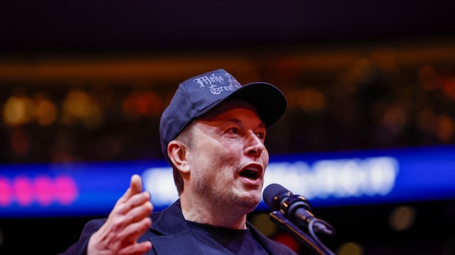 Elon Musk attended a rally for Republican presidential candidate Donald Trump