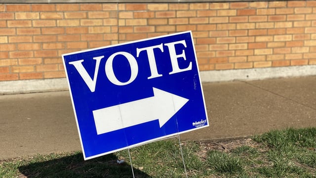Vote sign