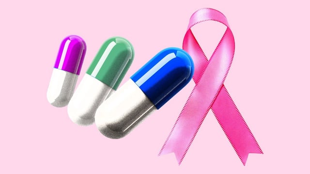The three-drug combination is made up of palbociclib, fulvestrant and inavolisib. Only the first two are available on the NHS