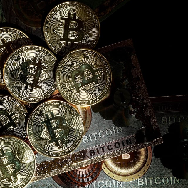 Representations of cryptocurrency Bitcoin are seen in this illustration picture taken in Paris, France, March 9, 2024.