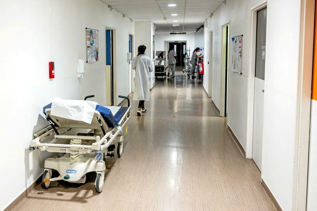 Le nombre de lits à l'hôpital a diminué de 1,3 % en 2023 par rapport à l'année précédente. (Photo d'illustration)
