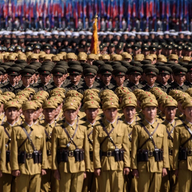 Korean People's Army (KPA) soldiers take part in a mass rally on Kim Il Sung square in Pyongyang on September 9, 2018. With thousands of North Korean troops deployed to Russian for likely action against Ukraine, there are looming questions over how well the non-combat-tested fighters will be, how many casualties Pyongyang will sustain and just how many of the country's elite soldiers ruler Kim Jong Un will be willing to hand over to the bloody conflict.