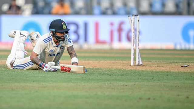 Virat Kohli paid the price for a suicidal run out.