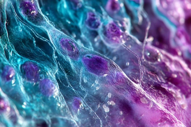 Neural crest cells, which can be found below the hair follicle in the skin, are genetically predisposed to develop into neurons. Credit: Neuroscience News