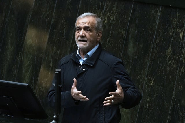 Iranian President Masoud Pezeshkian