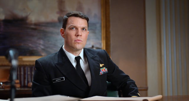 THE CAINE MUTINY COURT-MARTIAL, Jake Lacy, 2023.  © Paramount+ /Courtesy Everett Collection