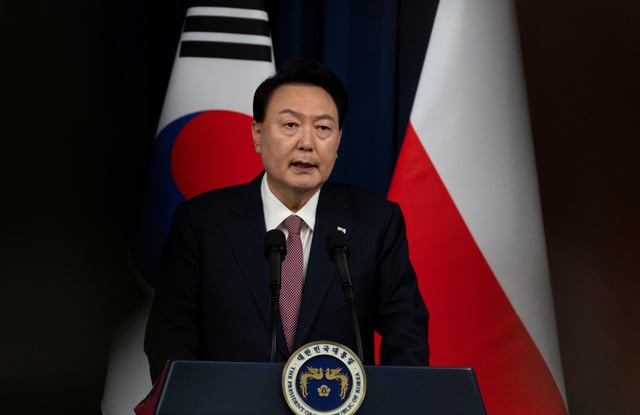 Le président sud-coréen Yoon Suk-yeol. 