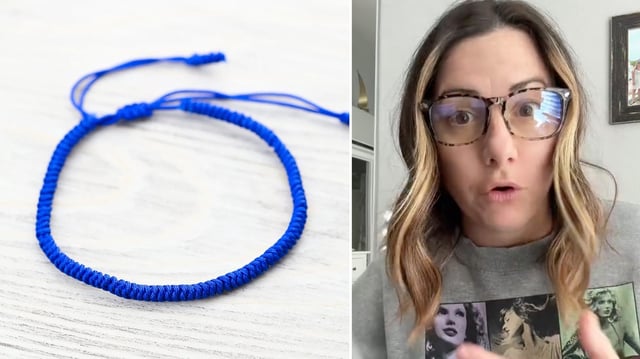 Why Are White Women Wearing Blue Bracelets? TikTok's 'Blue Friendship Bracelet Movement' Explained