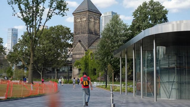 Student at the University of Toronto campus, Toronto, Canada. (Bloomberg)