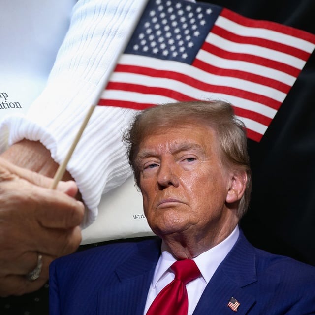 Zahlreiche Amerikaner wollen nach der Wiederwahl von Donald Trump das Land verlassen. (Fotomontage)