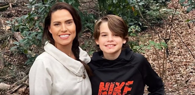Brittany Patterson and her son Soren. 