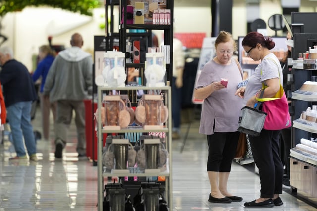 shoppers in Ramsey, New Jersey