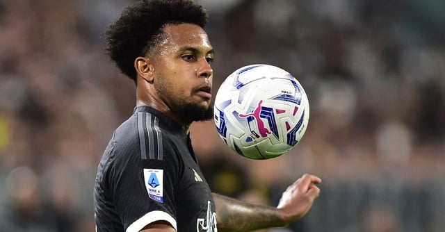 FILE PHOTO:Soccer Football - Serie A - Juventus v Lecce - Allianz Stadium, Turin, Italy - September 26, 2023 Juventus' Weston McKennie in action REUTERS/Massimo Pinca/File Photo