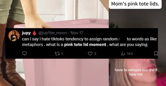 What Is A 'Pink Tote Lid Moment'? How A TikTok About A Girl's Fight With Her Mom Created A New Slang Term