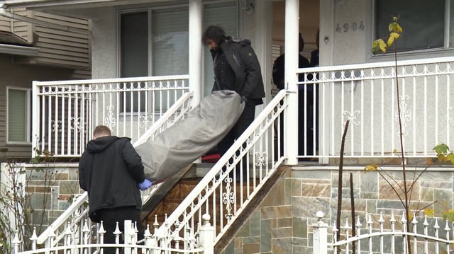 A woman in her 20s was found dead in a home in Vancouver's Joyce-Collingwood neighbourhood early Saturday morning.