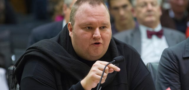 Kim Dotcom bei einer Anhörung vor Gericht im Jahr 2013 in Neuseeland