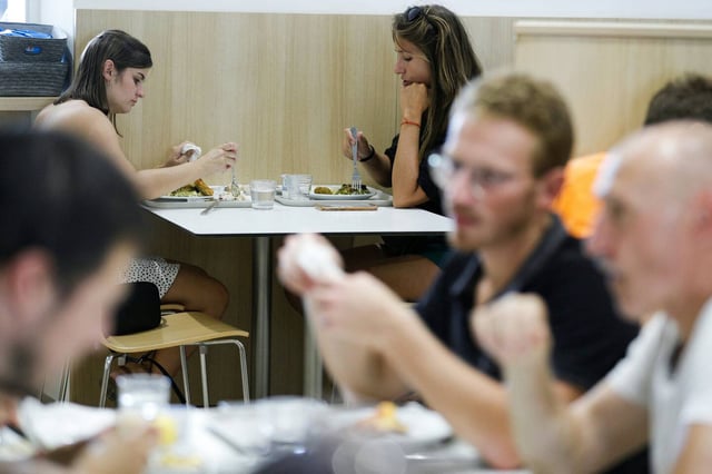 Au resto U de Corte, le 9 septembre 2022.