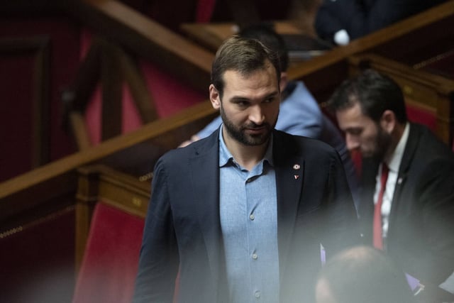 Le député LFI Ugo Bernalicis lors d'une session à l'Assemblée nationale, le 29 octobre 2024.