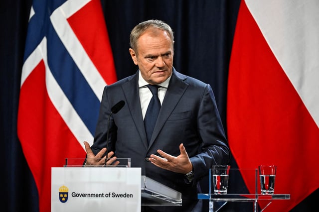Le premier ministre polonais Donald Tusk ce mercredi 27 novembre.