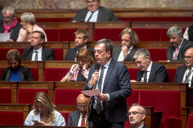 Nicolas Turquois à l'Assemblée Nationale le 30 octobre.