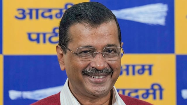 New Delhi: Former Delhi chief minister and AAP national convener Arvind Kejriwal addresses a press conference, in New Delhi, Sunday, Dec. 1, 2024. (PTI Photo/Manvender Vashist Lav) (PTI)
