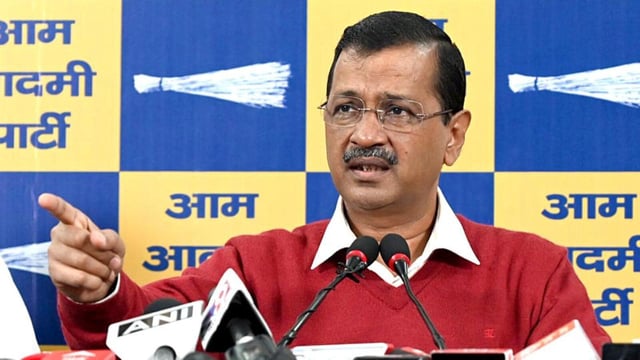 Aam Aadmi Party convener Arvind Kejriwal. (ANI)