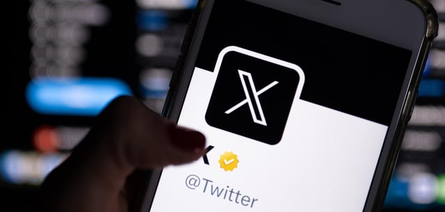 Wurde im Juli 2023 unter der Führung Elon Musks in X umbenannt: der Kurznachrichtendienst Twitter