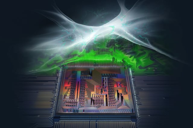 Researchers demonstrated a fully integrated photonic processor that can perform all key computations of a deep neural network optically on the chip, which could enable faster and more energy-efficient deep learning for computationally demanding applications like lidar or high-speed telecommunications.