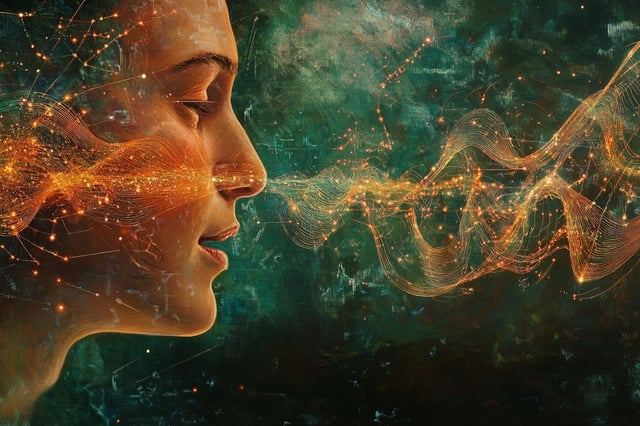 Each test required the patient to tune out what word they were hearing while still being alert to their visual and acoustic surroundings, staying focused and saying aloud the same word. Credit: Neuroscience News