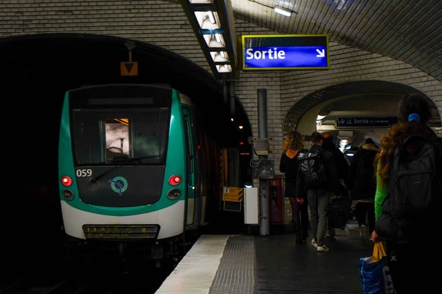La station Laumière, sur la ligne 5 du métro parisien, le 14 octobre.