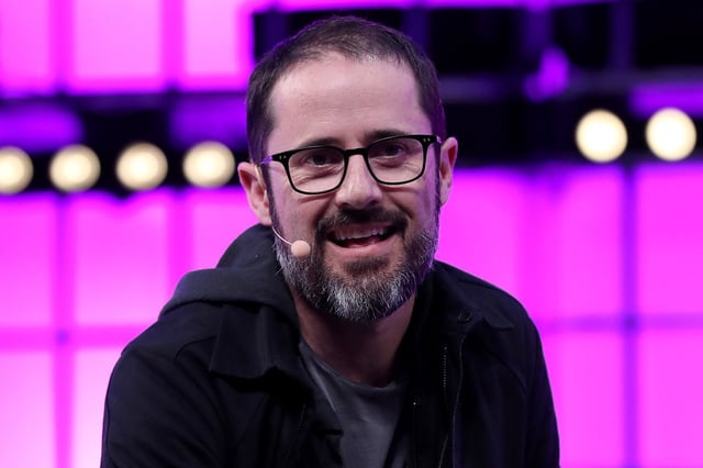 Medium Founder & CEO Ev Williams speaks during the Web Summit 2018 in Lisbon, Portugal on November 8, 2018. ( Photo by Pedro Fiúza/NurPhoto via Getty Images)