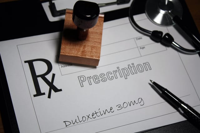 Duloxetine is a medication mostly used for major depressive disorder, generalized anxiety disorder, fibromyalgia and neuropathic pain.
