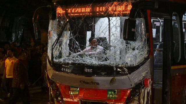 On December 9, a BEST bus collided with several vehicles in Kurla causing 9 deaths (Photo by Raju Shinde/HT Photo)