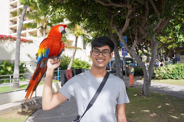 Suchir Balaji poses for a photo in Hawaii in 2018. Balaji was a former OpenAI engineer and whistleblower who died in November. (Balaji Ramamurthy via AP)