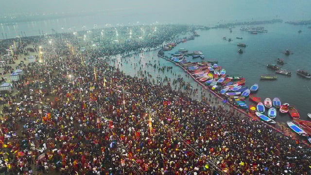 The arrival of devotees started a week ago, with nearly 50 lakh (5 million) entering the Mela area by Sunday evening. Mahakumbh Nagar district magistrate Vijay Kiran Anand confirmed that all preparations are ready for the Paush Purnima bathing festival.