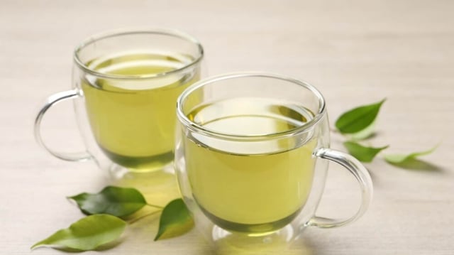 Green tea is prepared from the unoxidized leaves of the camellia sinensis bush.