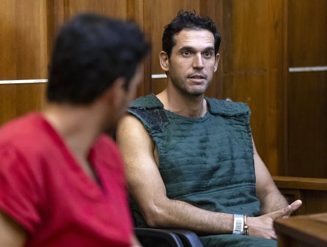 Alon and Oren Alexander seen in court