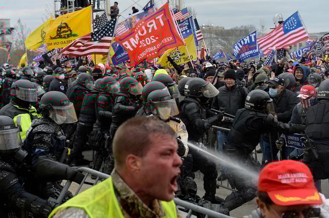 Federal officials arrested and charged San Francisco man for allegedly assaulting law enforcement officers during the Jan. 6, 2021 insurrection. 
