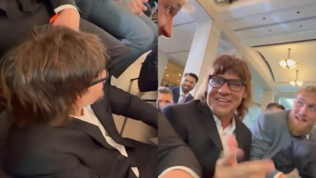 Theo Von went for his comical fall at Donald Trump's Inauguration on January 20, thanks to Logan Paul filming the epic moment. 