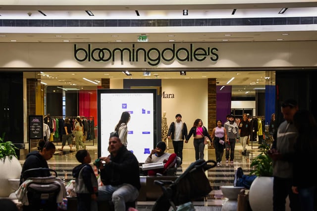 Bloomingdales, in the former Westfield Mall in downtown San Francisco, will be closing in March.