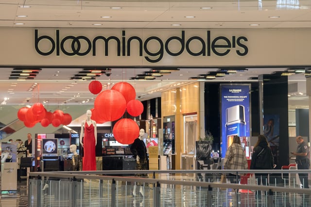 A view of the entrance to Bloomingdale’s inside the San Francisco Centre on Jan. 21, 2025. 