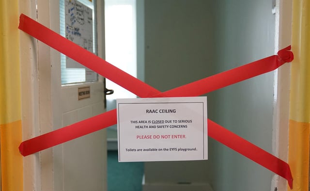In 2023, schools were told to close any buildings containing Reinforced Autoclaved Aerated Concrete (Raac) that did not have existing safety measures in place. Photo: PA Images / Alamy